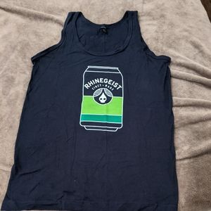 NWOT Rhinegeist Brewery tank top navy unisex XS